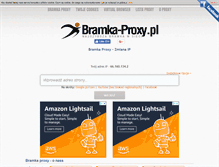 Tablet Screenshot of bramka-proxy.pl